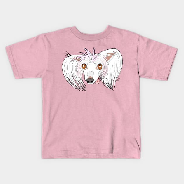 Chinese Crested Kids T-Shirt by ApolloOfTheStars